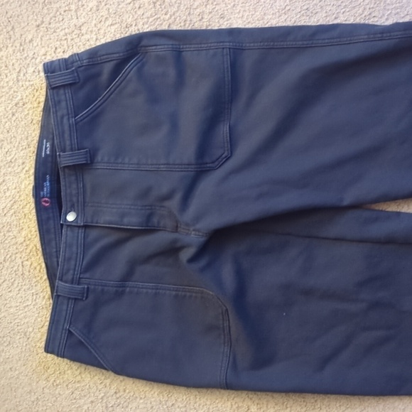 The American Outdoorsman Dark Chocolate Brown Straight Leg Fleece Pants Sz 40X30 - Picture 4 of 10